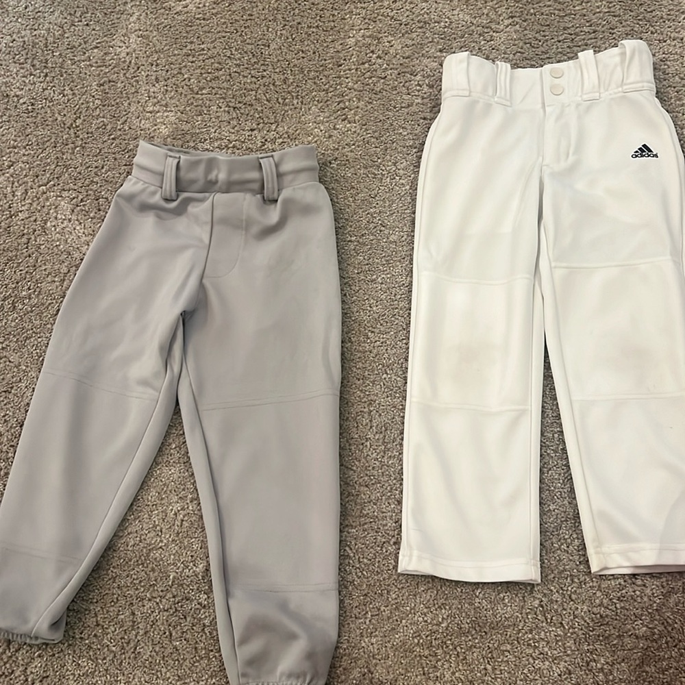 two pairs*** XSmall little league baseball pants